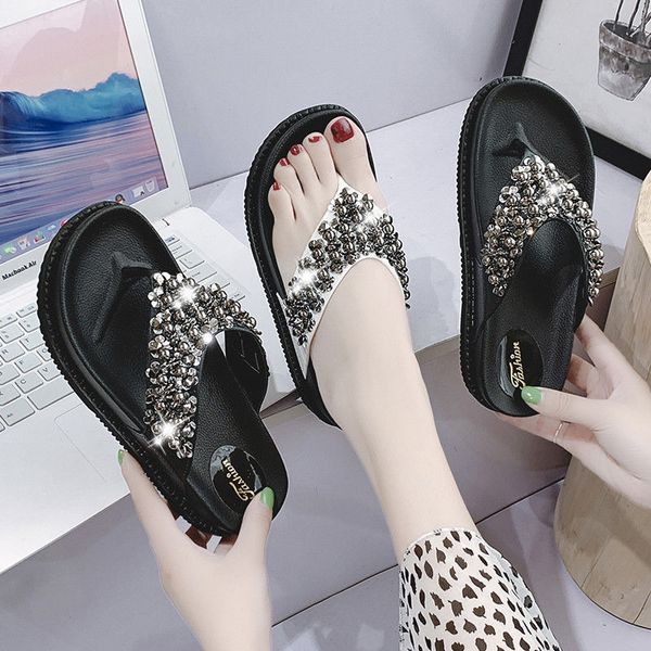 muffin platform crystal women's shoes slippers fashion outer wear 2020 new style women's flip-flop, Black;red
muffin platform crystal women's shoes slippers fashion outer wear 2020 new style women's flip-flop, Black;red
