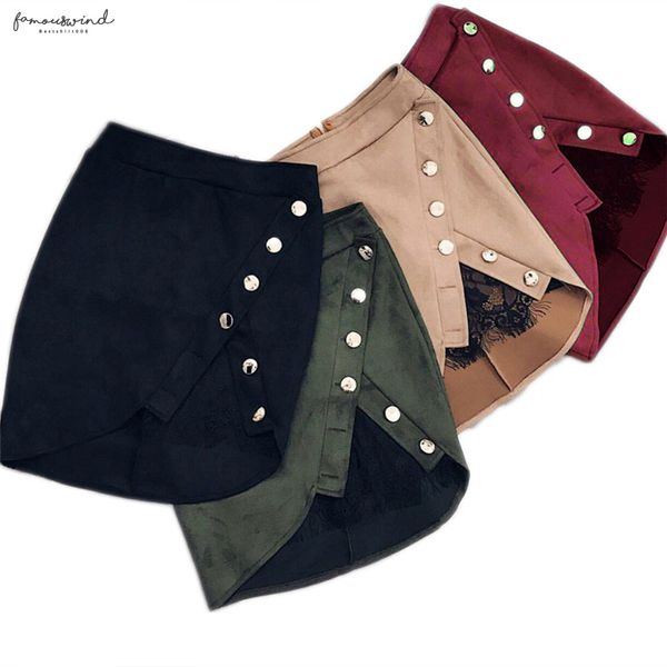 new fashion women ladies high waist pencil skirts button patchwork lace bodycon suede leather party casual mini skirt, Black
new fashion women ladies high waist pencil skirts button patchwork lace bodycon suede leather party casual mini skirt, Black