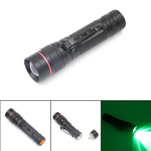 new pattern mini- flexible focusing led strong green light flashlight outdoors waterproof lighting hunting green light flashlight
new pattern mini- flexible focusing led strong green light flashlight outdoors waterproof lighting hunting green light flashlight
