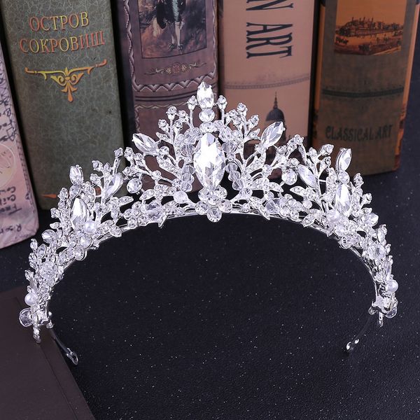 dinner jewellery h1092 new bridal headdress korean powder diamond crystal handmade beaded bridal crown hoop lady, White;golden
dinner jewellery h1092 new bridal headdress korean powder diamond crystal handmade beaded bridal crown hoop lady, White;golden