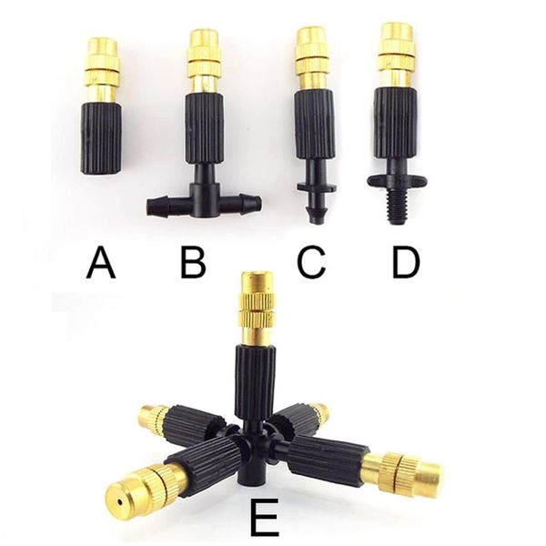 micro drip irrigation 6mm screw misting brass nozzle spray sprinkler head 4/7mm barb tee water hose connector garden watering
micro drip irrigation 6mm screw misting brass nozzle spray sprinkler head 4/7mm barb tee water hose connector garden watering