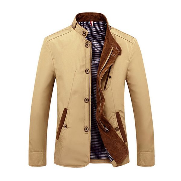 2019 new arrival spring autumn men casual jacket business stand collar outwear men coat size -4xl, Black;brown
2019 new arrival spring autumn men casual jacket business stand collar outwear men coat size -4xl, Black;brown