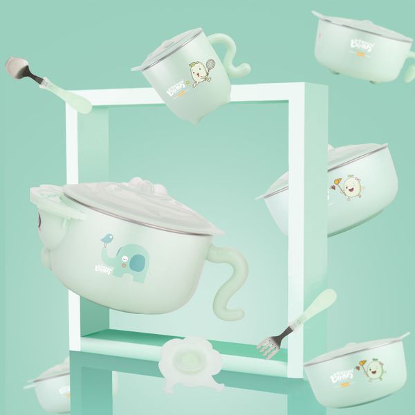 small bamboo shoots children's tableware infant bowl spoon set solid food bowl infant stainless steel shatter-resistant sucker b
small bamboo shoots children's tableware infant bowl spoon set solid food bowl infant stainless steel shatter-resistant sucker b