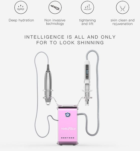 2 in 1 no needle high pressure jet face rejuvenation facial care moisturizer machine with ems bionic clip beauty machine, Black;white
2 in 1 no needle high pressure jet face rejuvenation facial care moisturizer machine with ems bionic clip beauty machine, Black;white