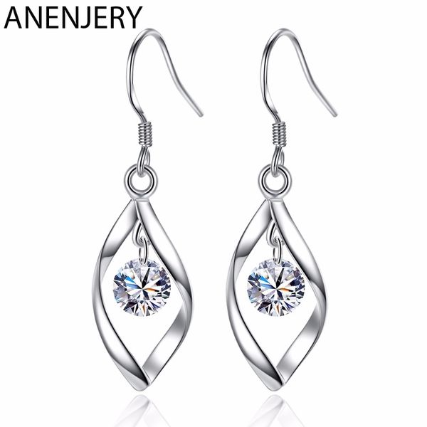 anenjery pendientes 925 sterling silver zircon twist drop earrings for women oorbellen boucle d'oreille femme s-e312
anenjery pendientes 925 sterling silver zircon twist drop earrings for women oorbellen boucle d'oreille femme s-e312