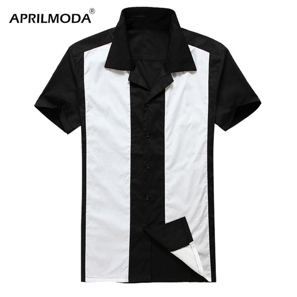 2019 summer slim fit short sleeves mens casual shirts cotton retro vintage camisa masculina men's rockabilly clothing plus size, White;black
2019 summer slim fit short sleeves mens casual shirts cotton retro vintage camisa masculina men's rockabilly clothing plus size, White;black