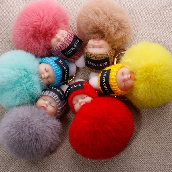 cute sleeping baby doll keychain pompom rabbit fur ball carabiner key chain keyring women kids key holder bag pendant key ring kids toys, Slivery;golden
cute sleeping baby doll keychain pompom rabbit fur ball carabiner key chain keyring women kids key holder bag pendant key ring kids toys, Slivery;golden