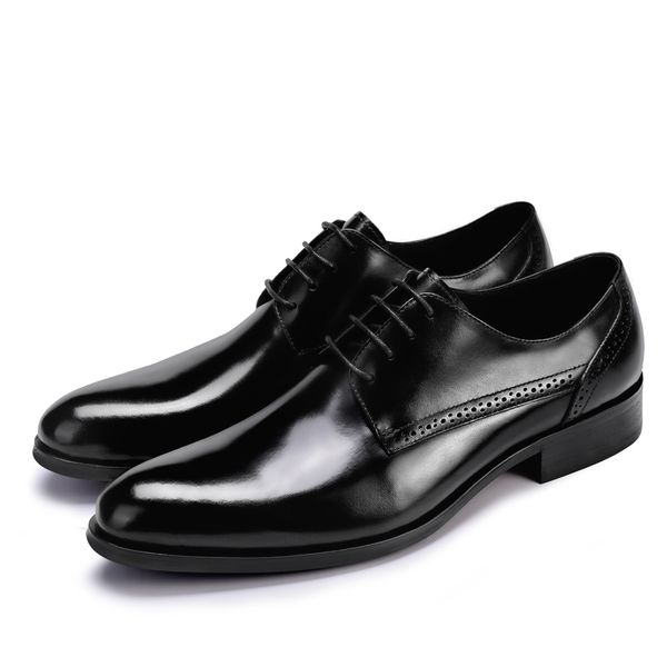 men's casual shoes british style genuine leather flats comfortable breathable summer men business shoes wedding office, Black
men's casual shoes british style genuine leather flats comfortable breathable summer men business shoes wedding office, Black