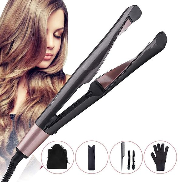 professional 2 in 1 hair straightener and curler in one curling iron tourmaline ceramic twisted flat iron for all hair types
professional 2 in 1 hair straightener and curler in one curling iron tourmaline ceramic twisted flat iron for all hair types