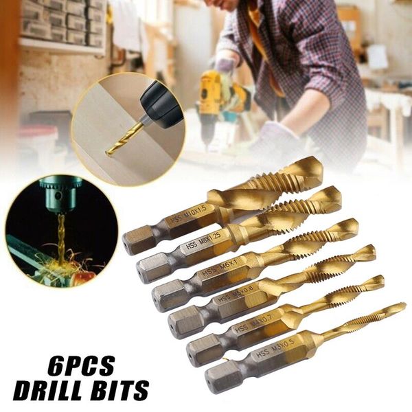 6pcs hexagon handle woodworking tools durable tile ceramic multifunctional coated compound tap high speed steel shank drill bits
6pcs hexagon handle woodworking tools durable tile ceramic multifunctional coated compound tap high speed steel shank drill bits