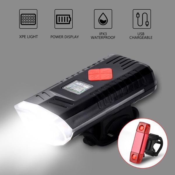sfit waterproof bicycle light usb charging bike front light handlebar with bell taillight lcd screen
sfit waterproof bicycle light usb charging bike front light handlebar with bell taillight lcd screen