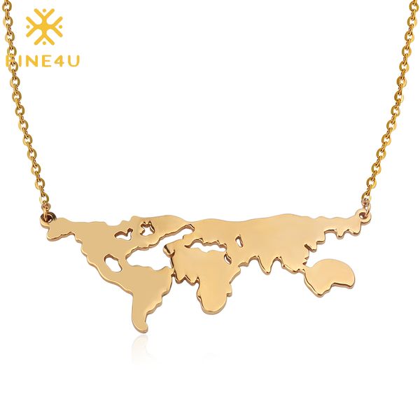 fine4u n260 big pendant necklaces stainless steel long chain necklace fashion travelling jewelry dropshipping, Silver
fine4u n260 big pendant necklaces stainless steel long chain necklace fashion travelling jewelry dropshipping, Silver