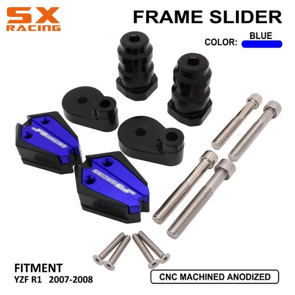 motorcycle cnc falling protection frame slider fairing guard anti crash pad protector for yzf r1 yzf-r1 yz-f 2007 2008
motorcycle cnc falling protection frame slider fairing guard anti crash pad protector for yzf r1 yzf-r1 yz-f 2007 2008