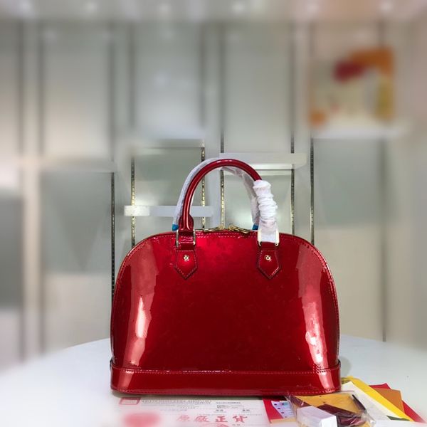 classic alma bb handbag large shell bag patent leather series m91606 handbag brand designer handbag fashion
classic alma bb handbag large shell bag patent leather series m91606 handbag brand designer handbag fashion