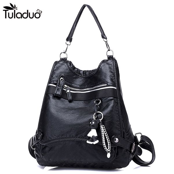 2019 women leather backpack large multifunction shoulders travel bag fashion soft back backpacks school bags for teenagers girls j190628
2019 women leather backpack large multifunction shoulders travel bag fashion soft back backpacks school bags for teenagers girls j190628