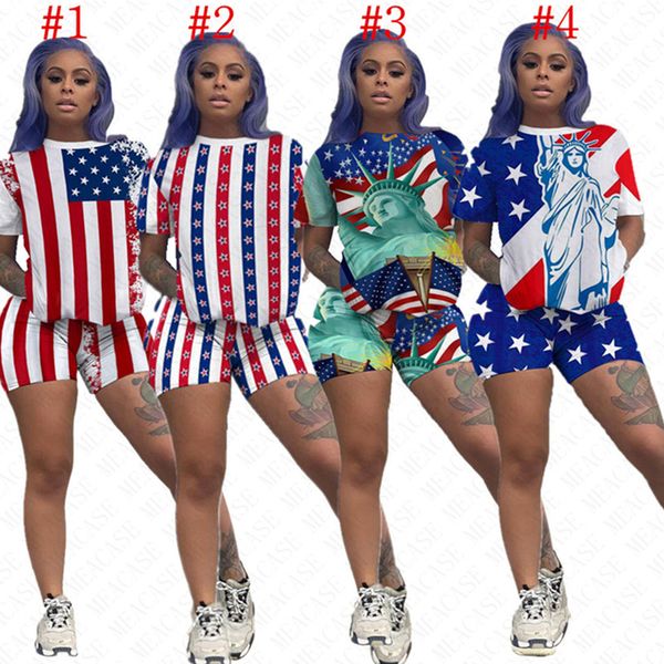 american national flag printed women tracksuit short sleeve tees and shorts two piece sports suit outfits s-xxl d61906, White
american national flag printed women tracksuit short sleeve tees and shorts two piece sports suit outfits s-xxl d61906, White