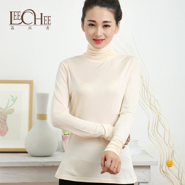leechee 2018 multicolor comfortable and soft bottom women's new pullover high-collar knitted sweater slim long-sleeved silk jacket y018, White
leechee 2018 multicolor comfortable and soft bottom women's new pullover high-collar knitted sweater slim long-sleeved silk jacket y018, White