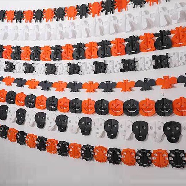 8 styles halloween party decorations spider pumpkin witch garland paper haunted house prop paper garland tree house decoration dhl jy446
8 styles halloween party decorations spider pumpkin witch garland paper haunted house prop paper garland tree house decoration dhl jy446