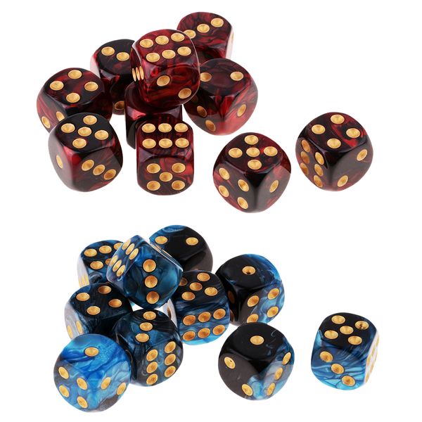 20 pack of 6-sided game dice set , 10 translucent colors square corne
20 pack of 6-sided game dice set , 10 translucent colors square corne