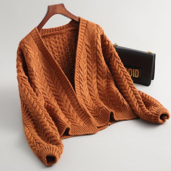 new autumn knit sweater women thick fashion loose warm cardigan women casual long sleeve winter coat, White;black
new autumn knit sweater women thick fashion loose warm cardigan women casual long sleeve winter coat, White;black