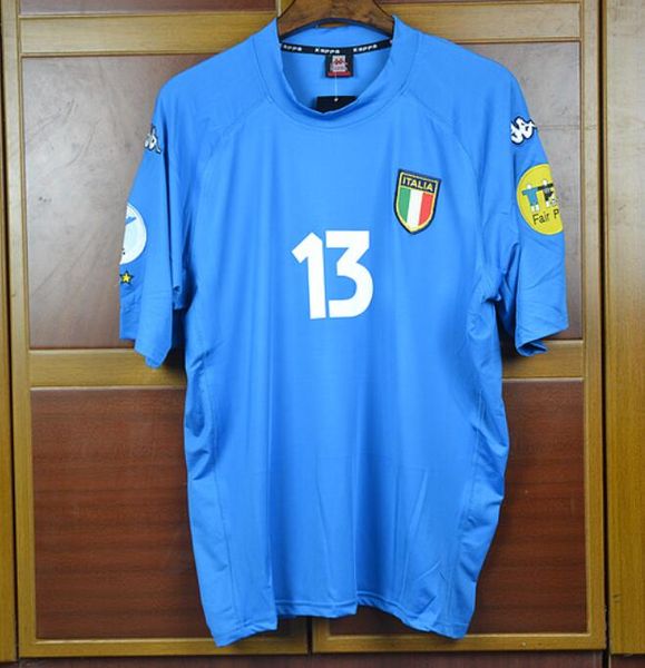 retro soccer jerseys jerseys 2000 2002 world cup italy home away white goalkeeper nesta maldini buffon del piero totti inzaghi jersey shirt, Black;gray
retro soccer jerseys jerseys 2000 2002 world cup italy home away white goalkeeper nesta maldini buffon del piero totti inzaghi jersey shirt, Black;gray
