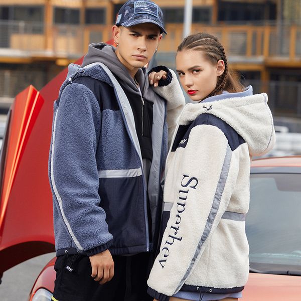 Fashion Mens Womens Jackets for Winter Casual Men Hooded Stand Collar Jacket High Quality Loose Warm Couple Clothing Size S-3XL Wholesale
Fashion Mens Womens Jackets for Winter Casual Men Hooded Stand Collar Jacket High Quality Loose Warm Couple Clothing Size S-3XL Wholesale