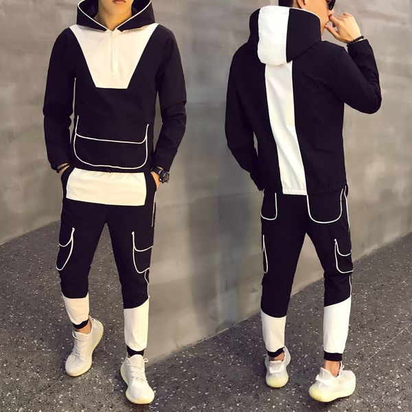 осень мужчины причинная сращивание онтраст камо куртка + штаны 2рс tracksuit sportwear толстовки толстовка pant suit плюс размер 3xl, Gray
осень мужчины причинная сращивание онтраст камо куртка + штаны 2рс tracksuit sportwear толстовки толстовка pant suit плюс размер 3xl, Gray