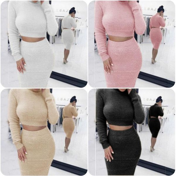 autumn women bandage tracksuits fashion trend long sleeve fleece crop pencil midi skirt sets solid bodycon dress sweater female suits, Gray
autumn women bandage tracksuits fashion trend long sleeve fleece crop pencil midi skirt sets solid bodycon dress sweater female suits, Gray