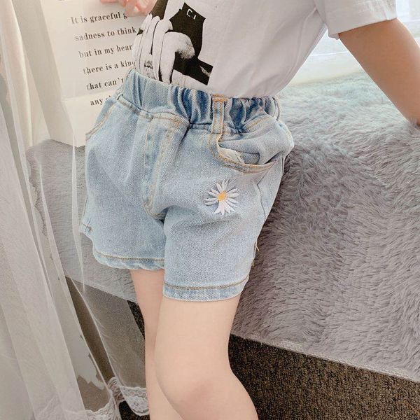 girls daisy middle waist shorts pants denim shorts small and medium-sized children thin pants girls casual all-match, Blue
girls daisy middle waist shorts pants denim shorts small and medium-sized children thin pants girls casual all-match, Blue