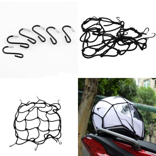 6 hooks universal cargo net motorbike helmet mesh storage motorcycle helmet bungee luggage hold down storage cargo organiser net
6 hooks universal cargo net motorbike helmet mesh storage motorcycle helmet bungee luggage hold down storage cargo organiser net