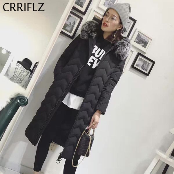 long winter jacket women 90% white duck down jacket fur collar hooded coats real fur warm thicken slim down parka crriflz, Black
long winter jacket women 90% white duck down jacket fur collar hooded coats real fur warm thicken slim down parka crriflz, Black