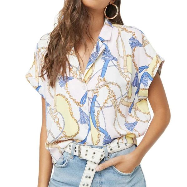 jaycosin women shirt polyester womens short sleeve loose print blouse casual ladies v-neck shirt women shirts blouses, White
jaycosin women shirt polyester womens short sleeve loose print blouse casual ladies v-neck shirt women shirts blouses, White