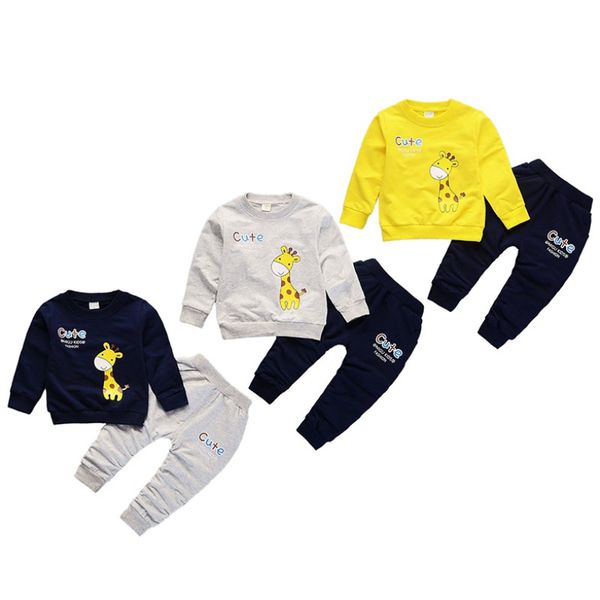 autumn winter boys girls casual cartoon long sleeve two piece set children suit baby outfits, White
autumn winter boys girls casual cartoon long sleeve two piece set children suit baby outfits, White