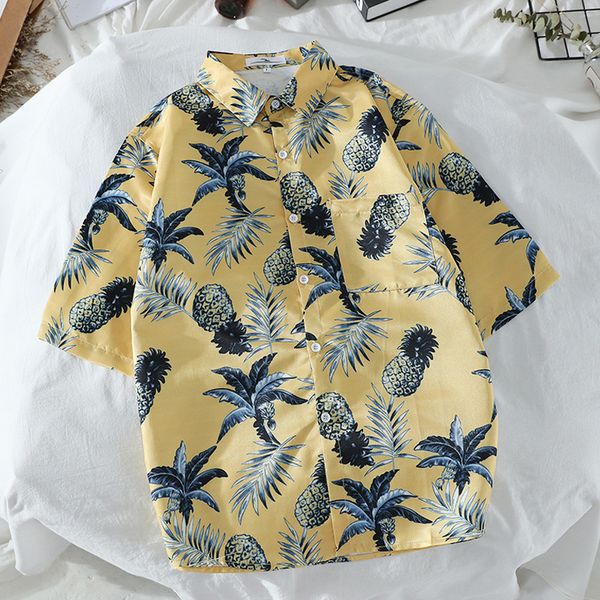 men's casual shirts eye-catching hawaiian tropical mens dress short sleeve lapel collar floral beach vacation clothing summer, White;black
men's casual shirts eye-catching hawaiian tropical mens dress short sleeve lapel collar floral beach vacation clothing summer, White;black