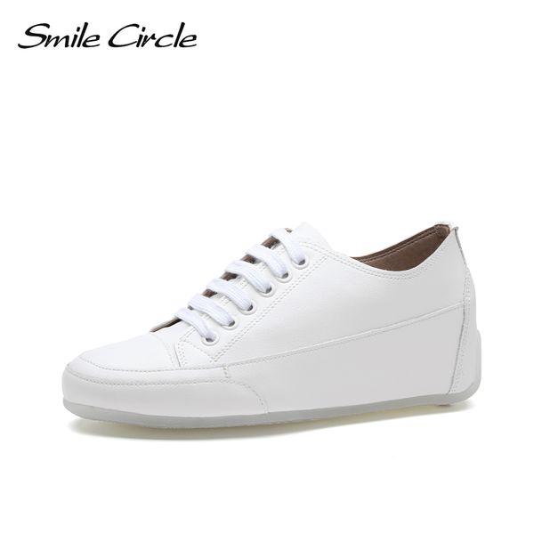 smile circle women wedges sneakers flats platform shoes spring fashion lace-up round toe casual ladies sneakers, Black
smile circle women wedges sneakers flats platform shoes spring fashion lace-up round toe casual ladies sneakers, Black