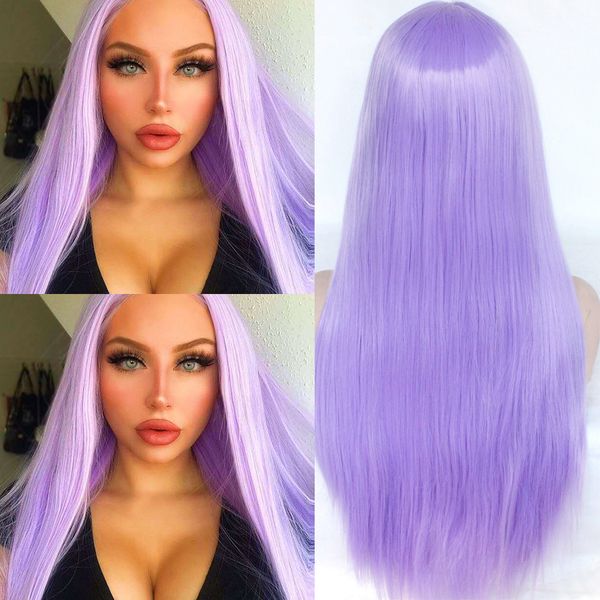 restyleable synthetic hair lace front wig glueless heat resistant fiber synthetic wigs for african american women purple wig long hair wigs, Black
restyleable synthetic hair lace front wig glueless heat resistant fiber synthetic wigs for african american women purple wig long hair wigs, Black