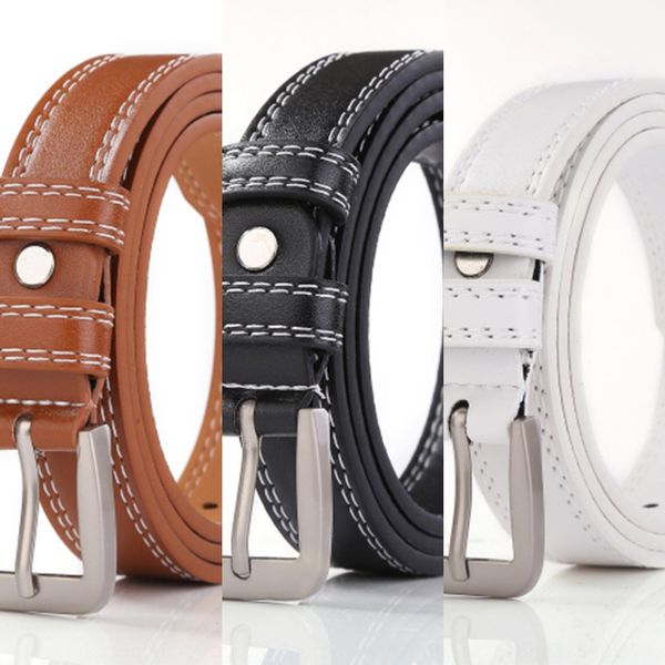 student and pin jeans simple casual women's jeans belt girl's slim pin buckle belt, Black;brown
student and pin jeans simple casual women's jeans belt girl's slim pin buckle belt, Black;brown