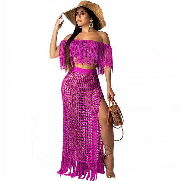 2020 women fringed tassel summer beach dress off shoulder hollow out knit crochet boho maxi dress holiday party long, Black;gray
2020 women fringed tassel summer beach dress off shoulder hollow out knit crochet boho maxi dress holiday party long, Black;gray