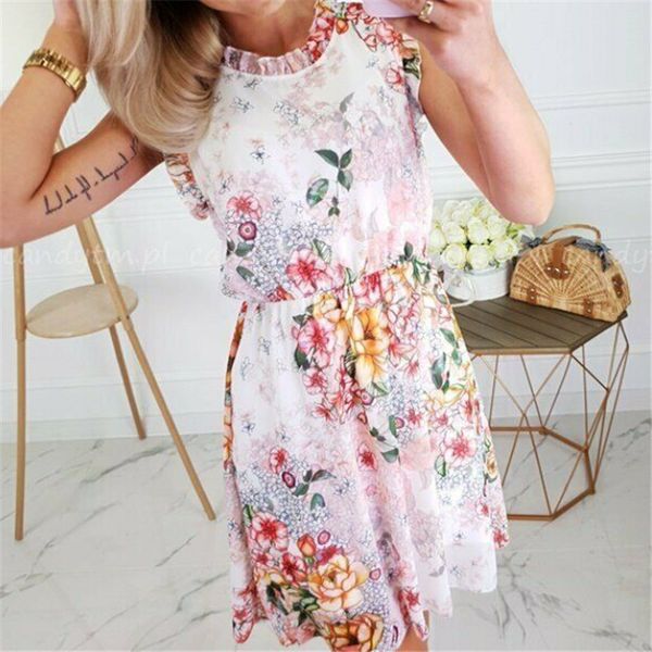 womens dress floral printed boho sundress sleeveless summer holiday beach chiffon short mini dresses fashion dress female, Black;gray
womens dress floral printed boho sundress sleeveless summer holiday beach chiffon short mini dresses fashion dress female, Black;gray
