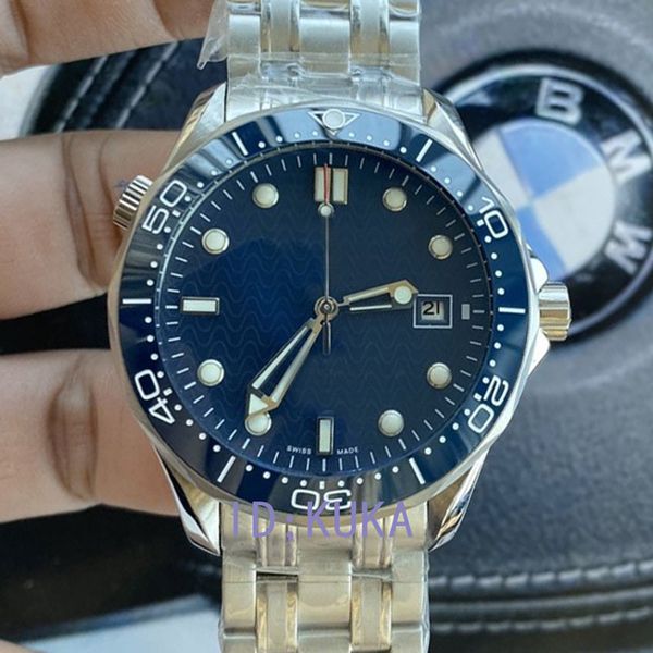classic men mens watch 41mm profession co-axial 300m relojes automatic movement james bond 007 watch steel strap men watches wristwatches, Slivery;brown
classic men mens watch 41mm profession co-axial 300m relojes automatic movement james bond 007 watch steel strap men watches wristwatches, Slivery;brown