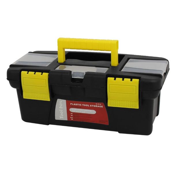 uxcell black yellow plastic 2 layers multipurpose hardware tool box 250mmx120mmx100mm
uxcell black yellow plastic 2 layers multipurpose hardware tool box 250mmx120mmx100mm