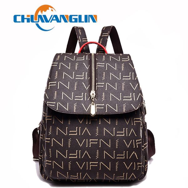 chuwanglin leather backpack women letter printing school bags multifunction lapbackpacks feminine travel mochila bh101802
chuwanglin leather backpack women letter printing school bags multifunction lapbackpacks feminine travel mochila bh101802