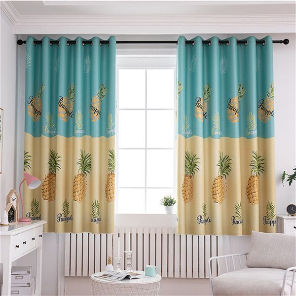 punching ultra soft curtains high shading window curtains pineapple printed blackout curtain for bedroom decoration supplies
punching ultra soft curtains high shading window curtains pineapple printed blackout curtain for bedroom decoration supplies