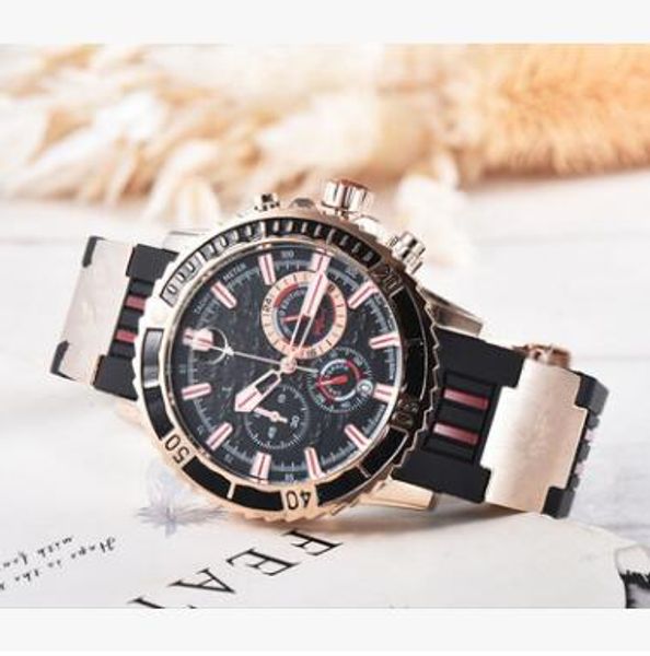 orologio wristwatches steel work leiseure mens stainless subdials quartz all satch watch for relojes watch men relogies gi lhlx, Slivery;brown
orologio wristwatches steel work leiseure mens stainless subdials quartz all satch watch for relojes watch men relogies gi lhlx, Slivery;brown