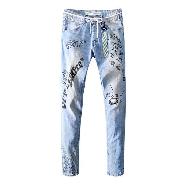new crime tight jeans leisure slim bicycle jeans black blue jeans knee hole hip hop tear off pants wash pants ~f1
new crime tight jeans leisure slim bicycle jeans black blue jeans knee hole hip hop tear off pants wash pants ~f1