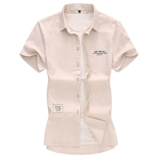 tide new chinese style cotton linen men's letter printed slim fit shirts fashion solid simple casual short sleeve shirt 6xl 6xl, White;black
tide new chinese style cotton linen men's letter printed slim fit shirts fashion solid simple casual short sleeve shirt 6xl 6xl, White;black