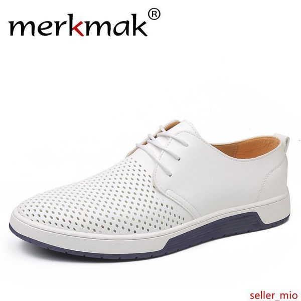merkmak brand summer men leather casual shoes fashion breathable holes white leisure shoes flats big size 37-48 driver
merkmak brand summer men leather casual shoes fashion breathable holes white leisure shoes flats big size 37-48 driver