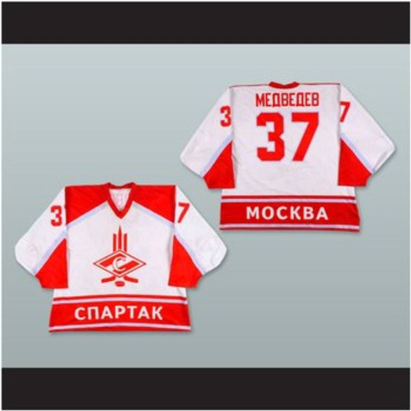 custom xs-5xl andrei medvedev 37 moscow spartak white hockey jersey stitch sewn any player or number ing, Black;red
custom xs-5xl andrei medvedev 37 moscow spartak white hockey jersey stitch sewn any player or number ing, Black;red