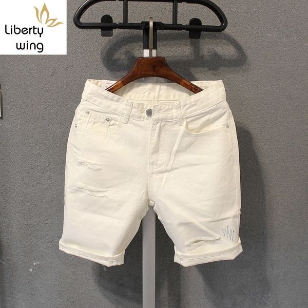 fashion mens white jeans knee length beach shorts hole ripped slim fit casual cowboy streetwear boys denim short trousers 2xl, Blue
fashion mens white jeans knee length beach shorts hole ripped slim fit casual cowboy streetwear boys denim short trousers 2xl, Blue