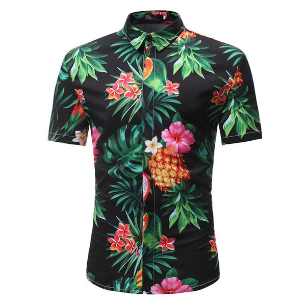hip hop fruits shirt handsome boy summer casual blusa male dinner party clothing pineapple printed fashion covered button, White;black
hip hop fruits shirt handsome boy summer casual blusa male dinner party clothing pineapple printed fashion covered button, White;black